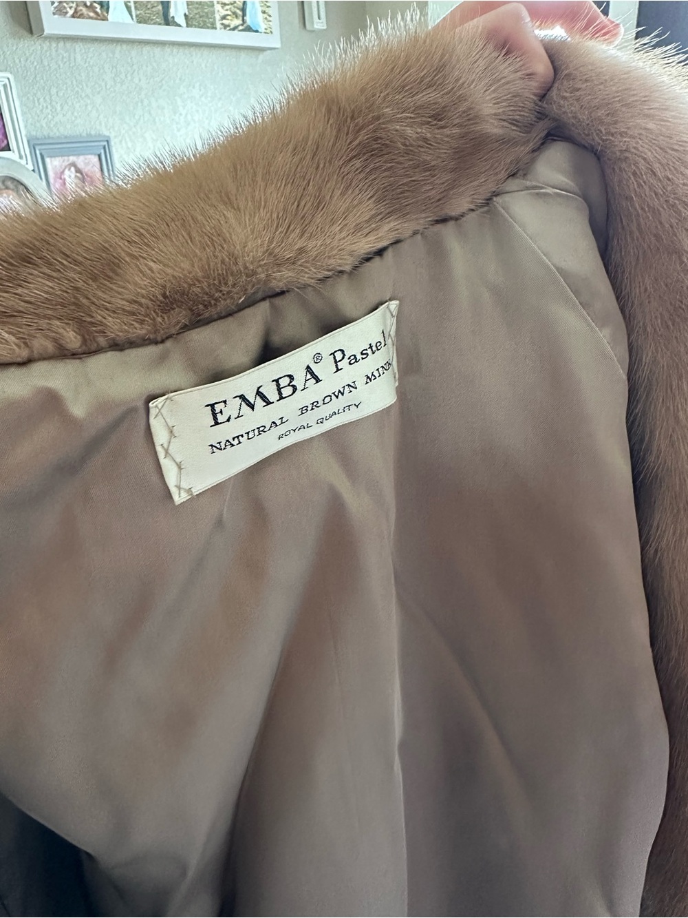 Natural Brown Mink Trench Coat - Women's Mink Fur Coat